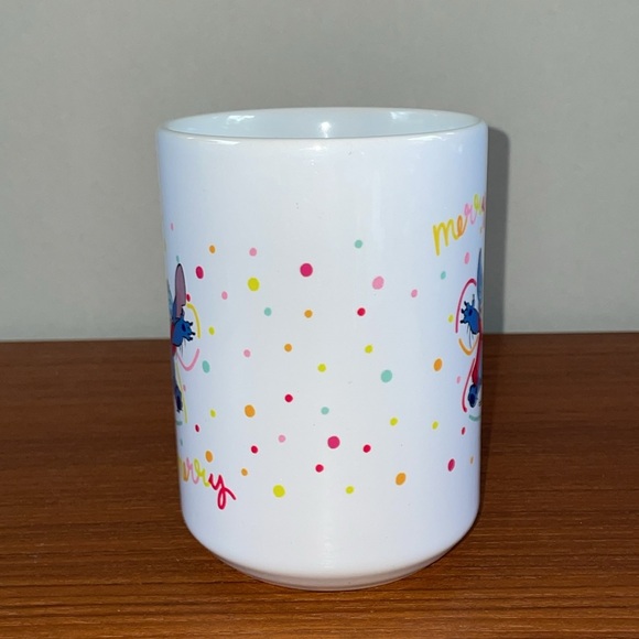 Disney Stitch Cartoon Merry Merry Coffee Mug Gift - Picture 3 of 3